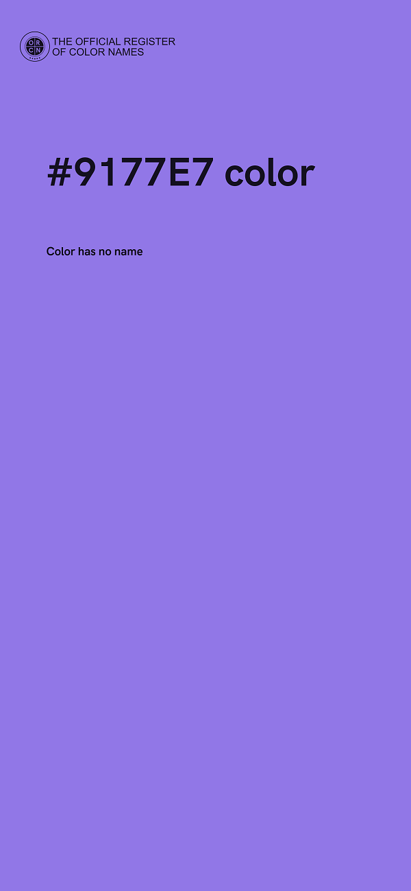 #9177E7 color image