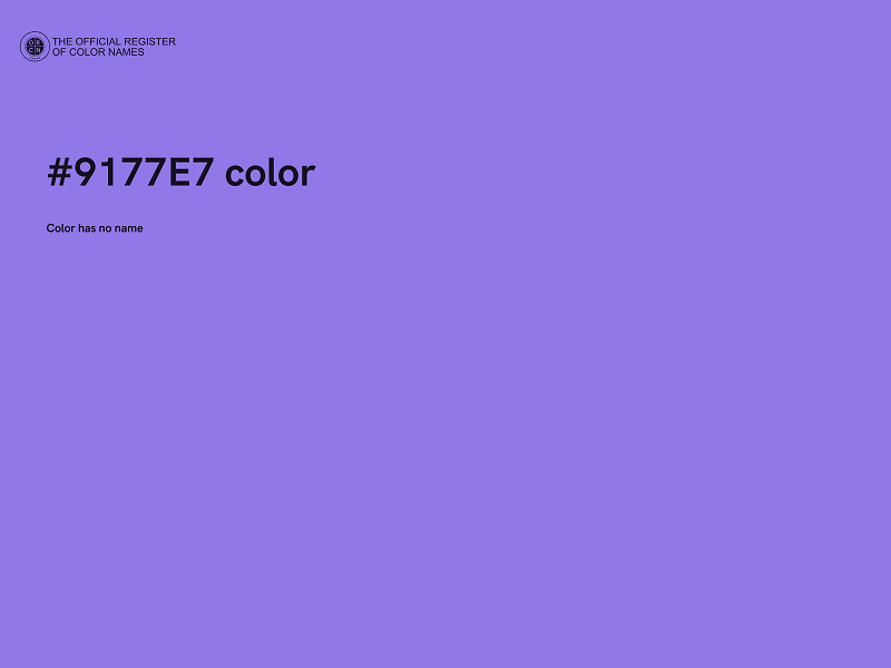 #9177E7 color image
