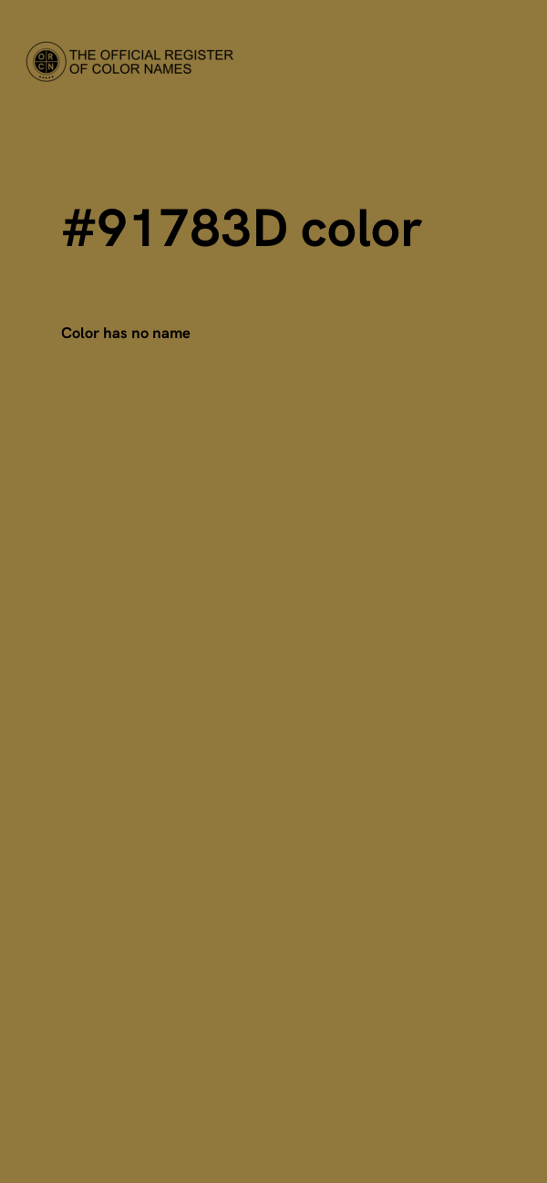 #91783D color image
