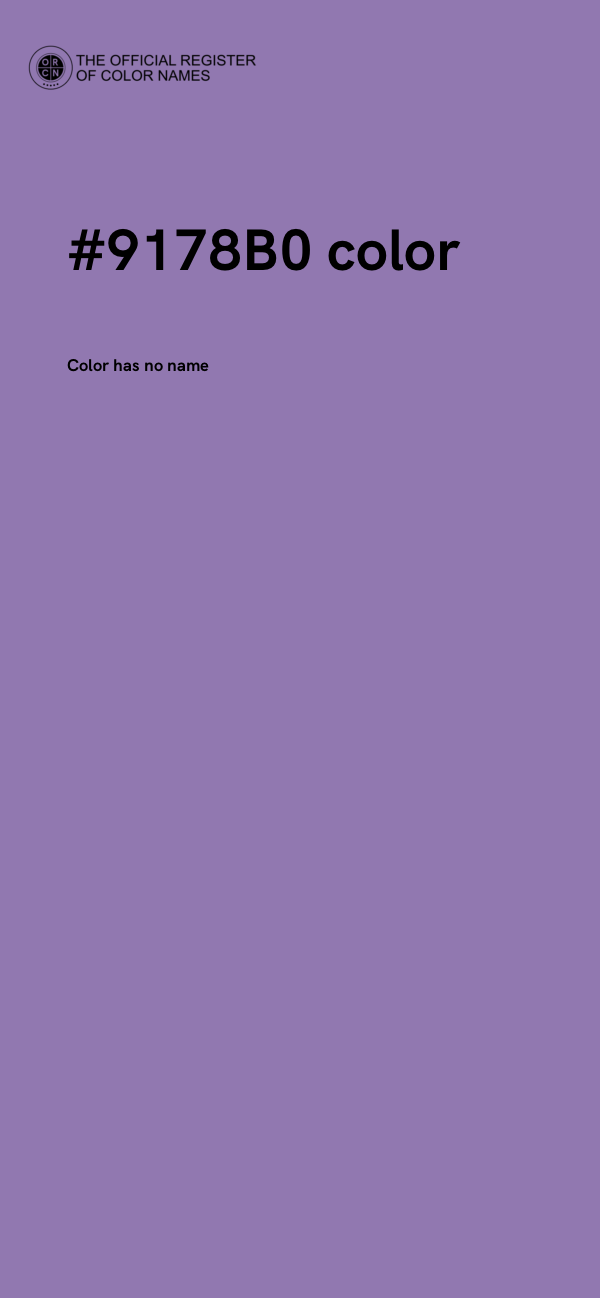 #9178B0 color image