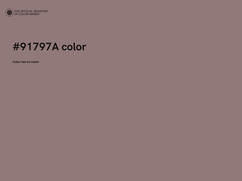 #91797A color image