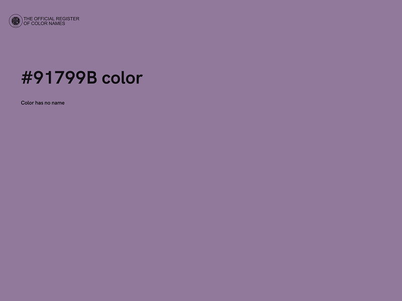 #91799B color image