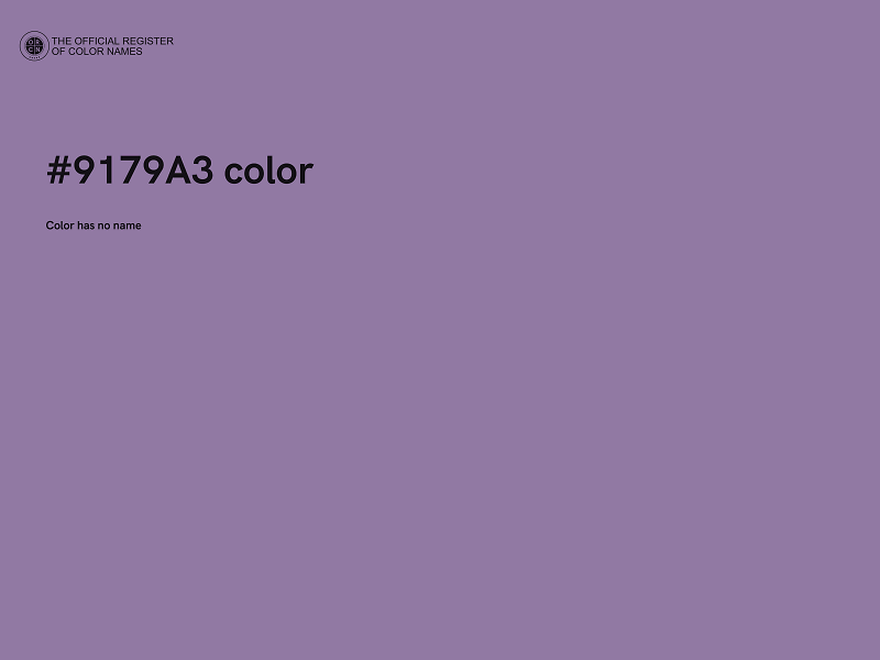 #9179A3 color image