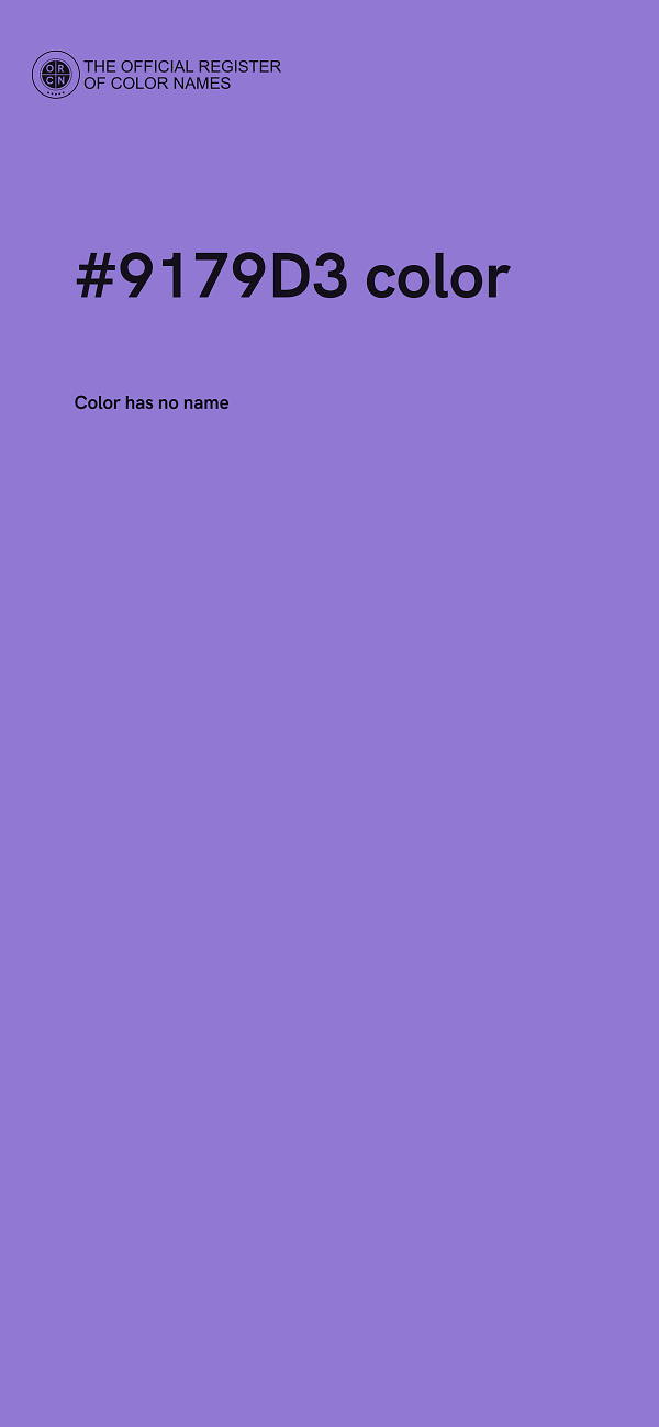 #9179D3 color image