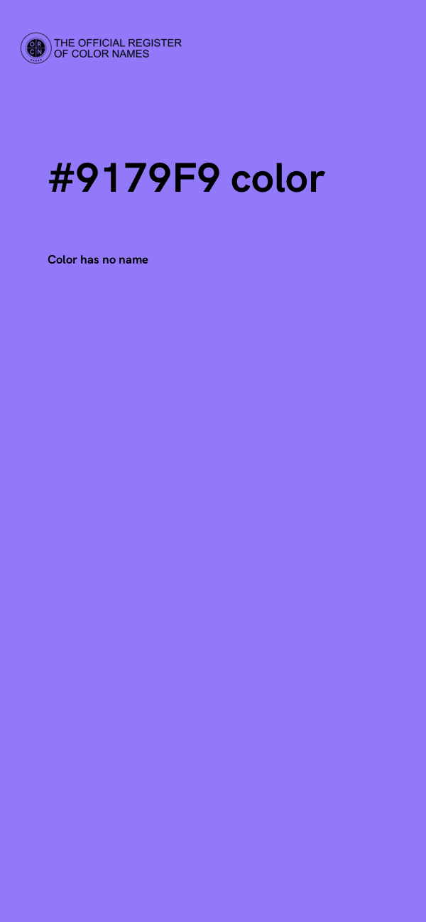 #9179F9 color image