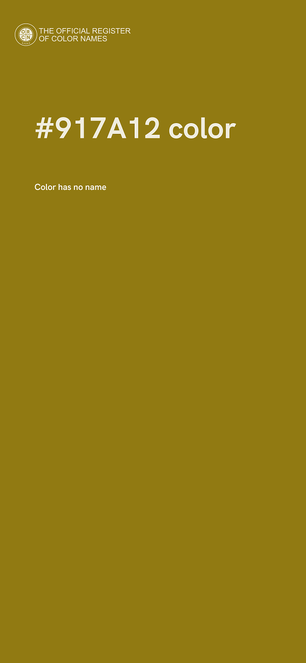 #917A12 color image