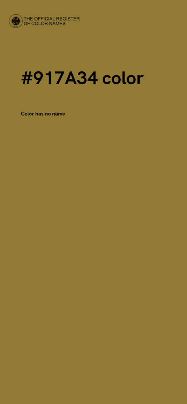#917A34 color image