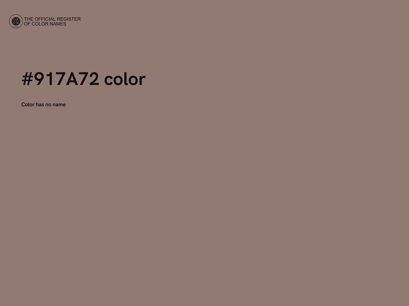 #917A72 color image