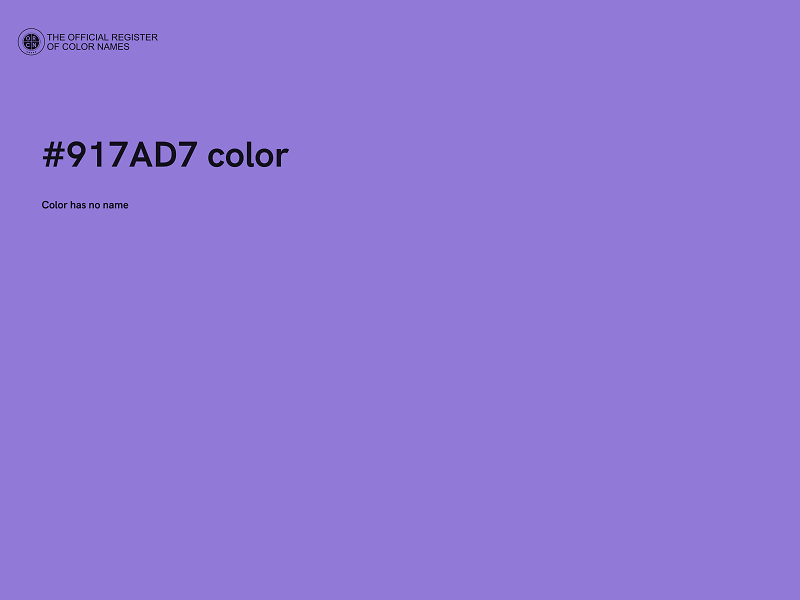 #917AD7 color image