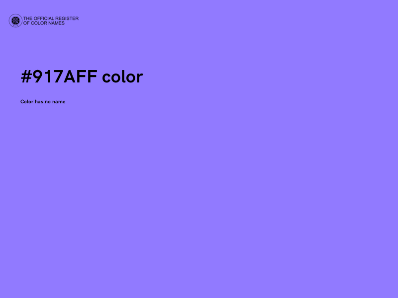 #917AFF color image