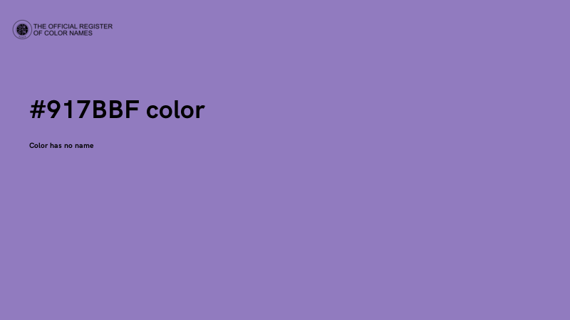 #917BBF color image