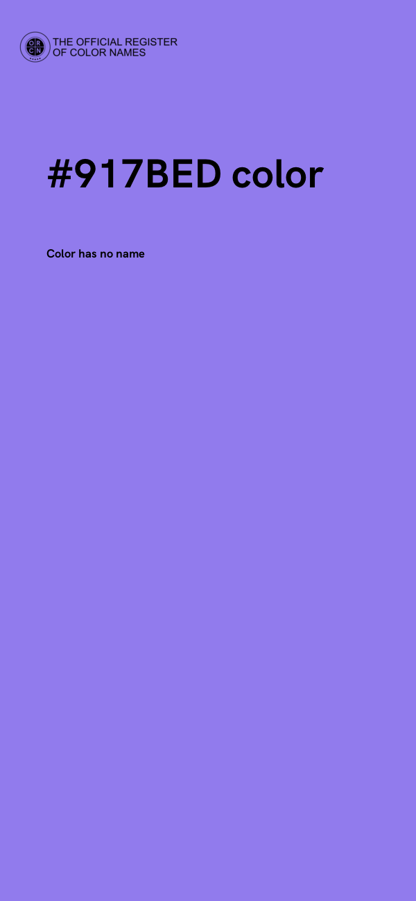 #917BED color image
