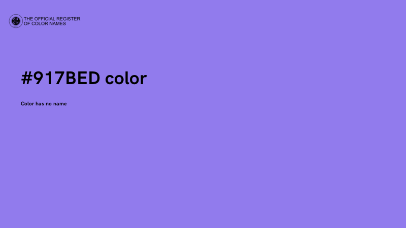 #917BED color image