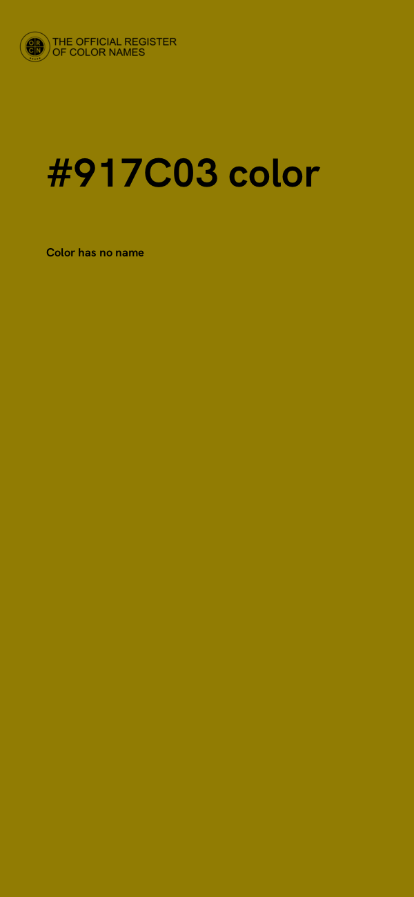 #917C03 color image