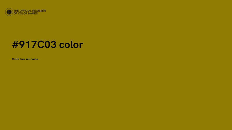 #917C03 color image