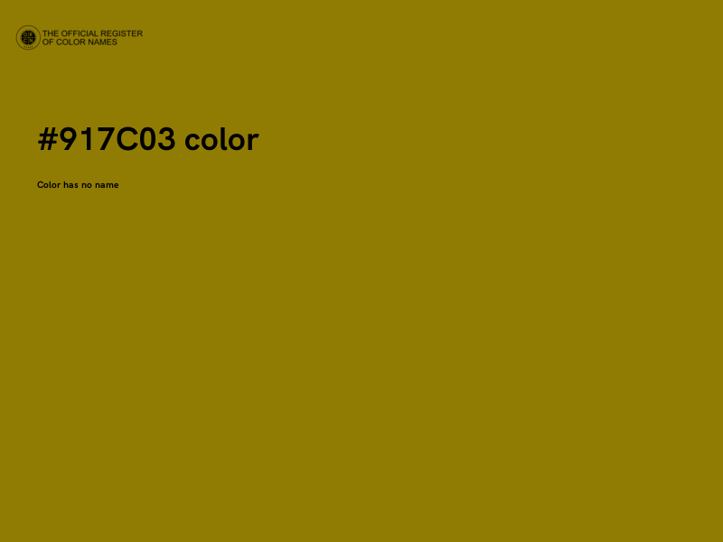 #917C03 color image