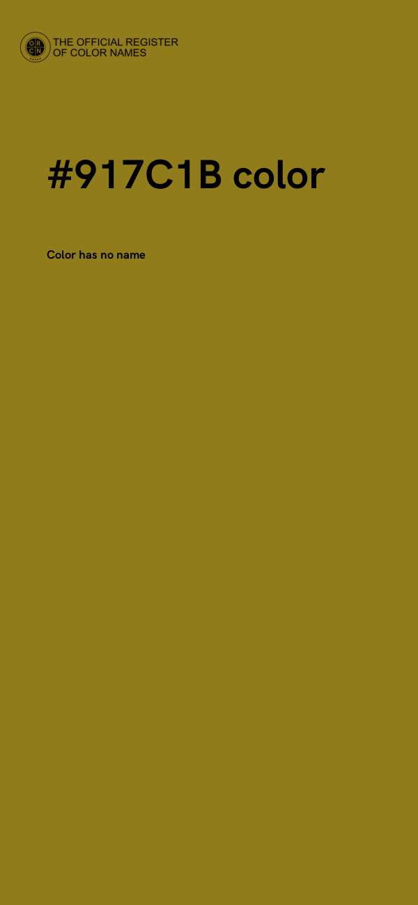 #917C1B color image