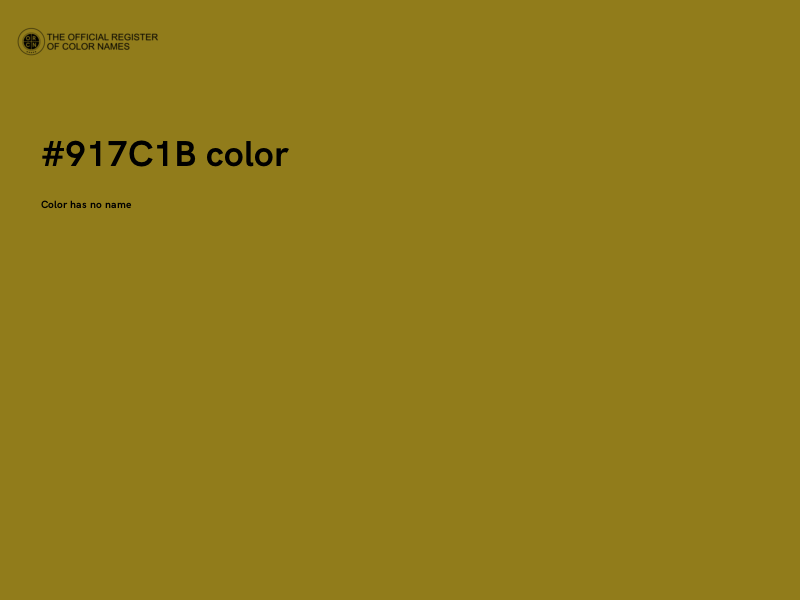 #917C1B color image