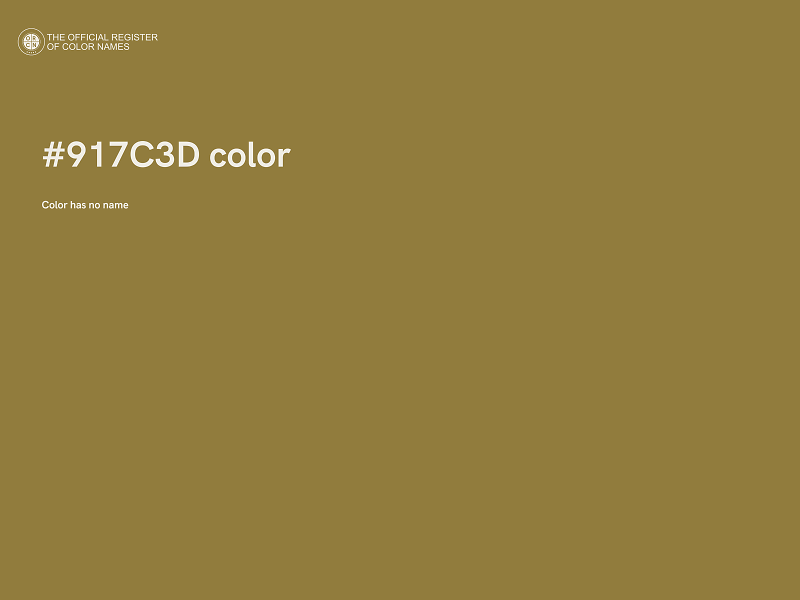 #917C3D color image