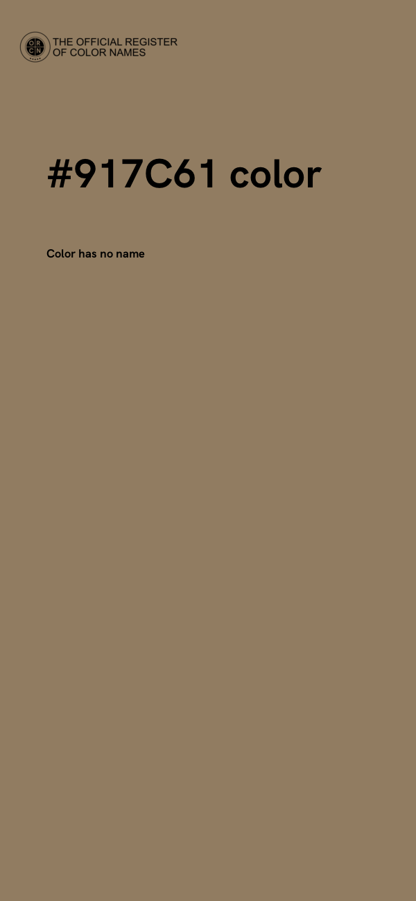 #917C61 color image