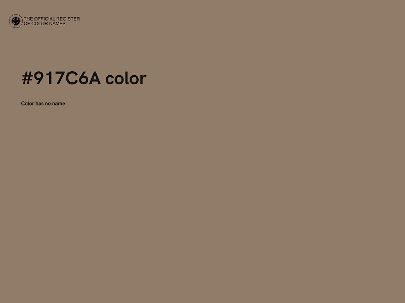 #917C6A color image