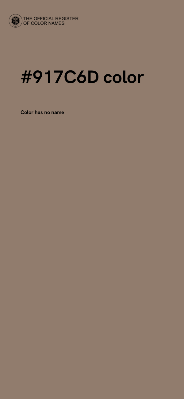 #917C6D color image