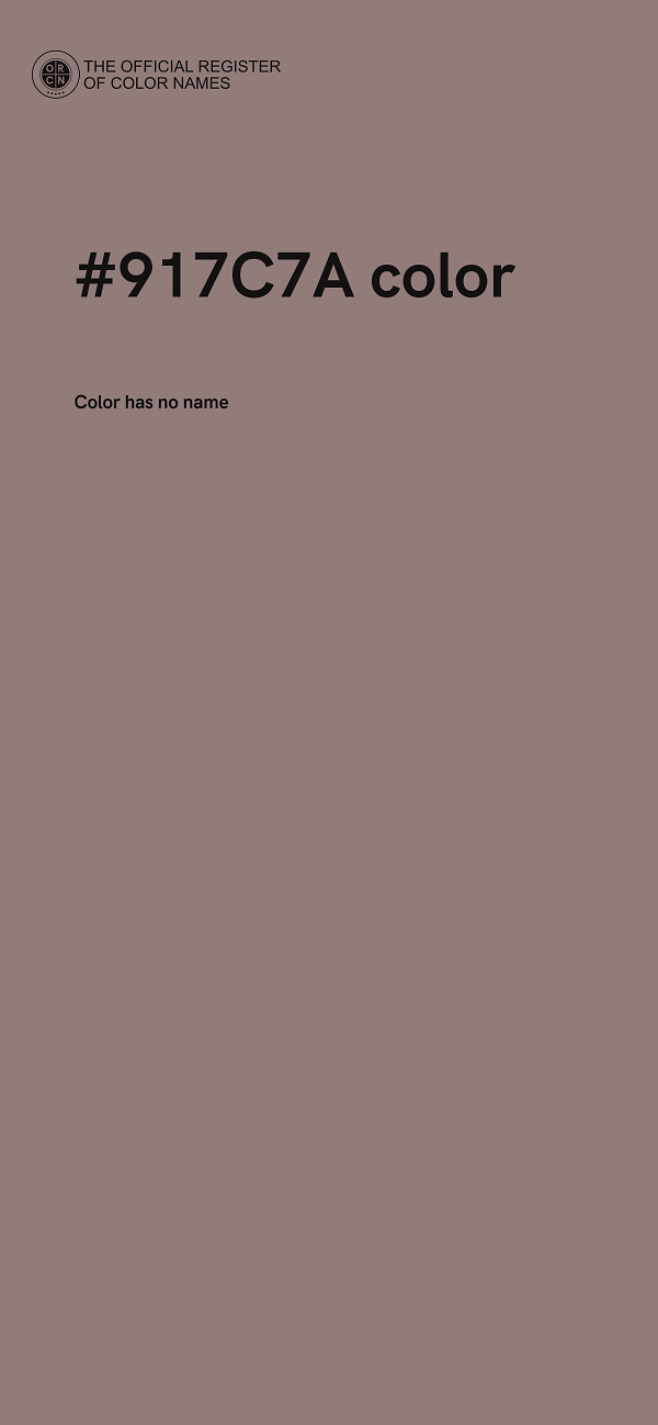 #917C7A color image