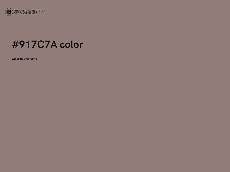 #917C7A color image