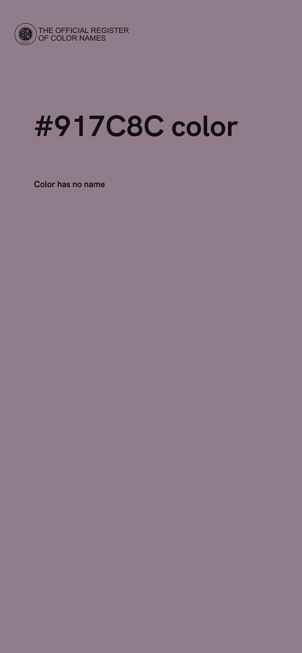 #917C8C color image