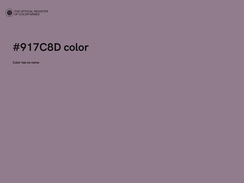 #917C8D color image