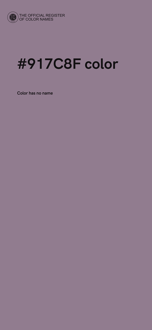 #917C8F color image