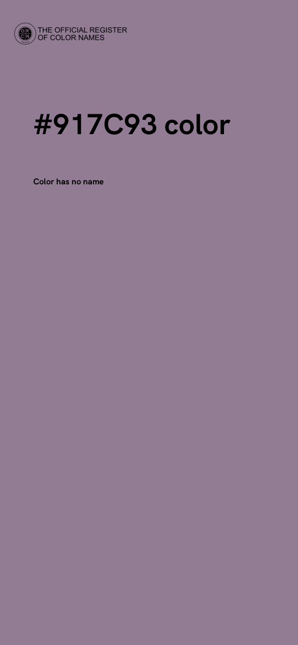 #917C93 color image