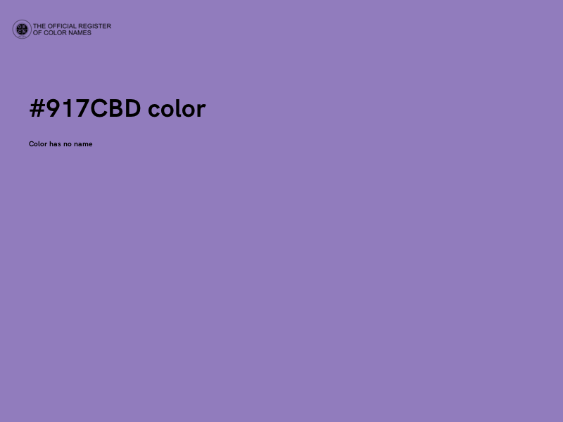 #917CBD color image