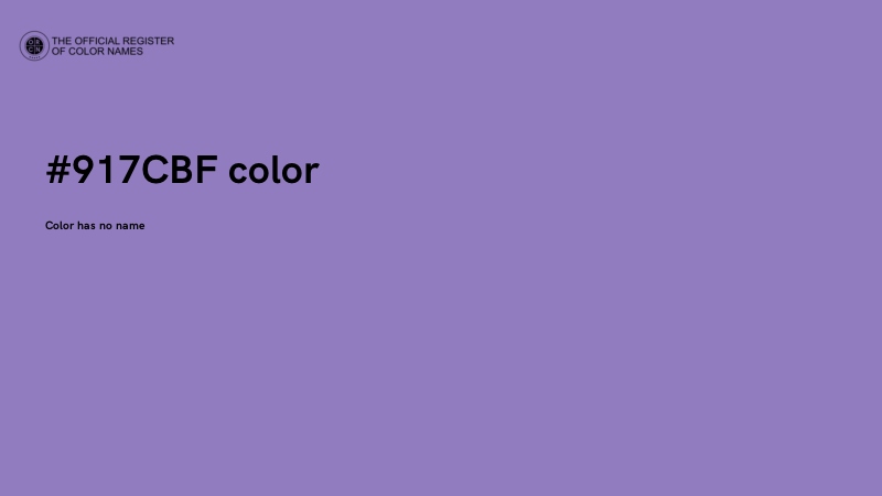 #917CBF color image