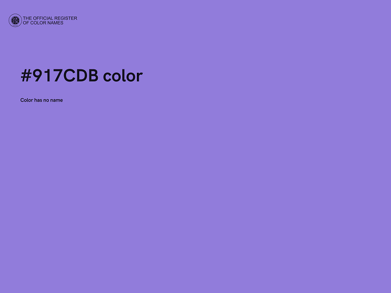 #917CDB color image