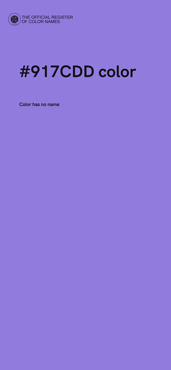 #917CDD color image