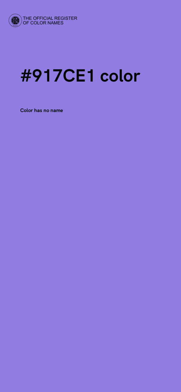 #917CE1 color image