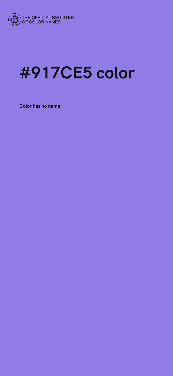 #917CE5 color image
