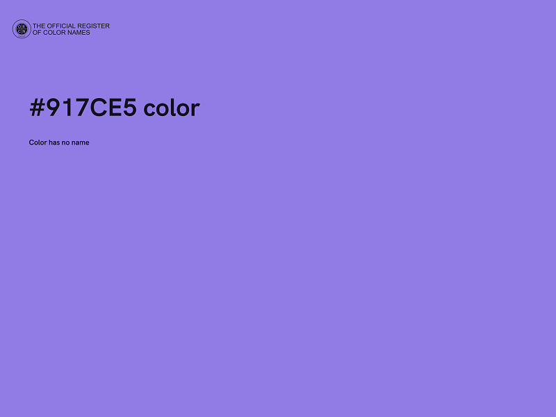 #917CE5 color image
