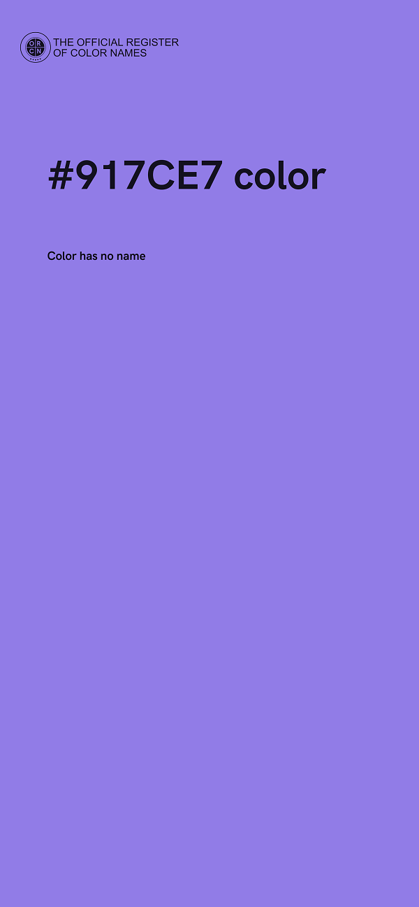 #917CE7 color image