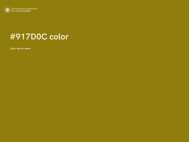 #917D0C color image