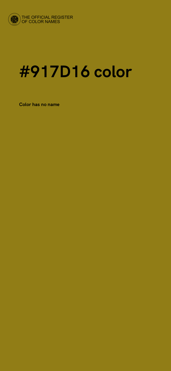 #917D16 color image