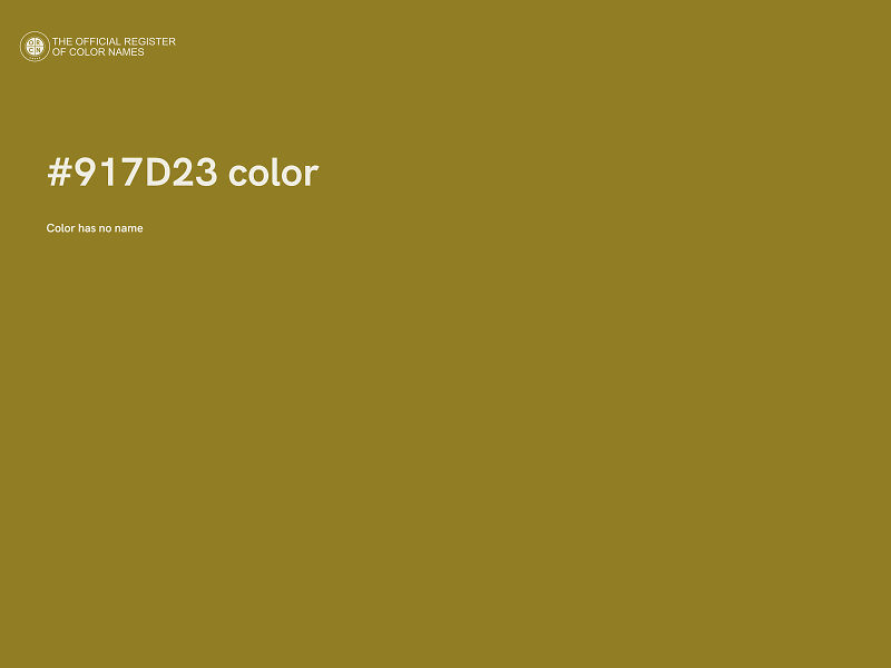 #917D23 color image
