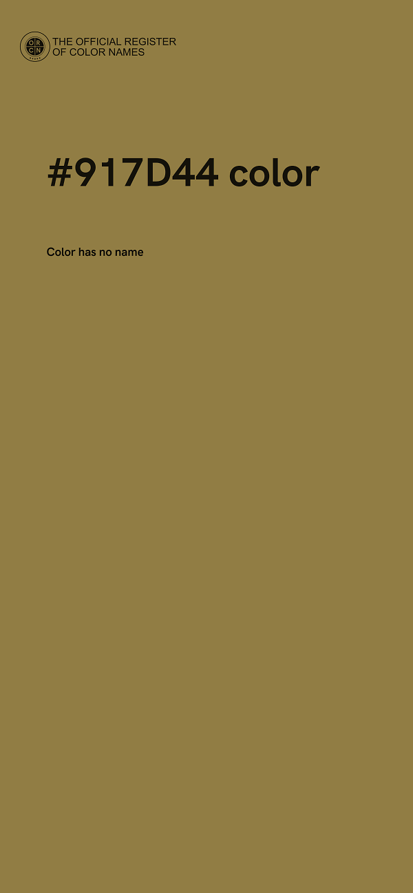 #917D44 color image