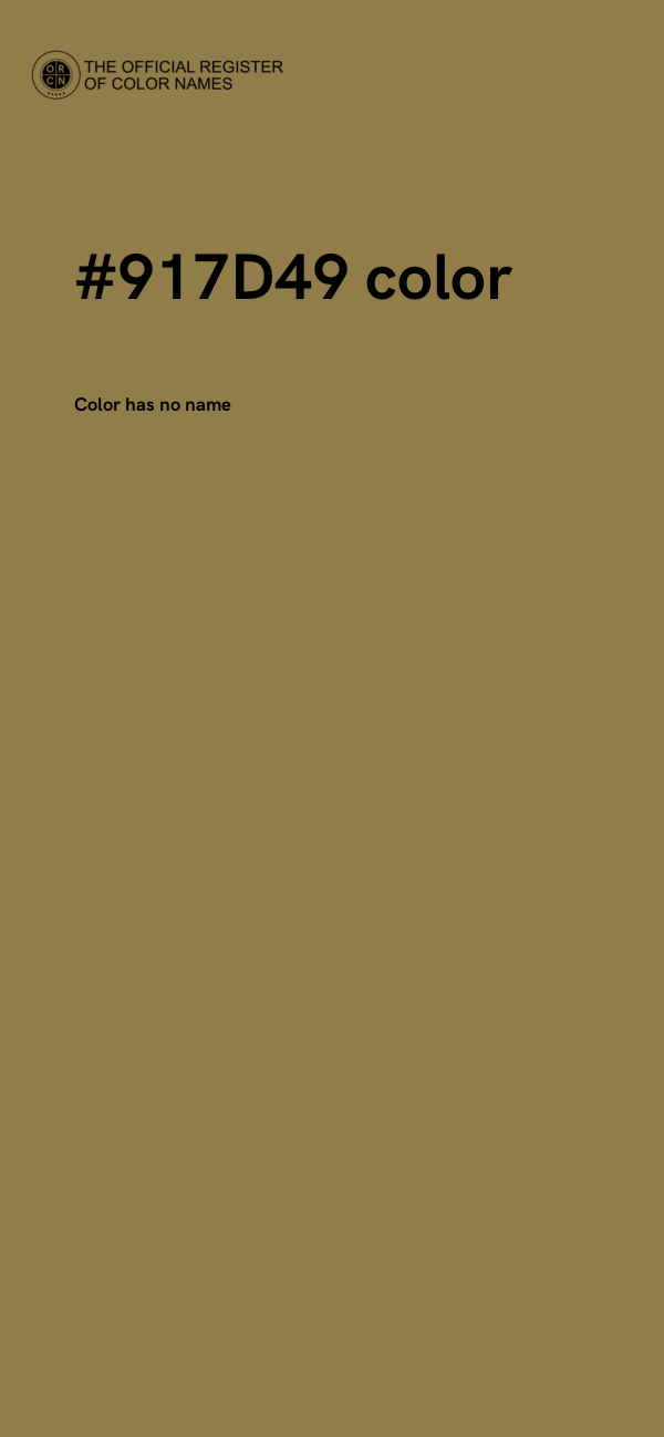 #917D49 color image
