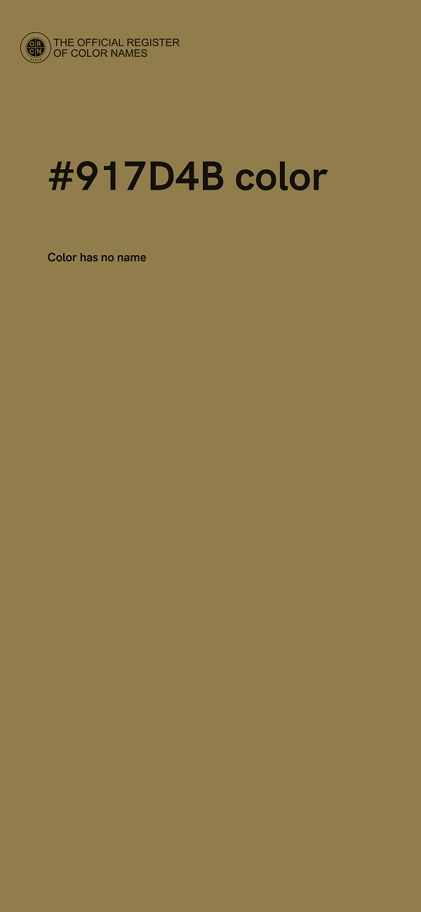 #917D4B color image