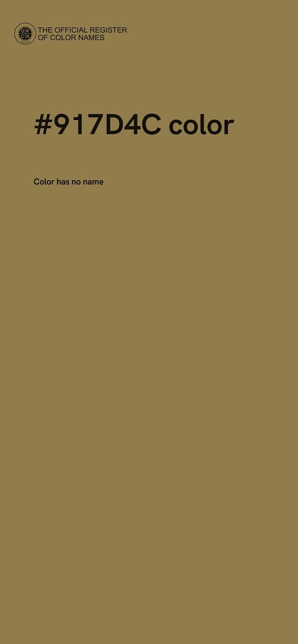 #917D4C color image