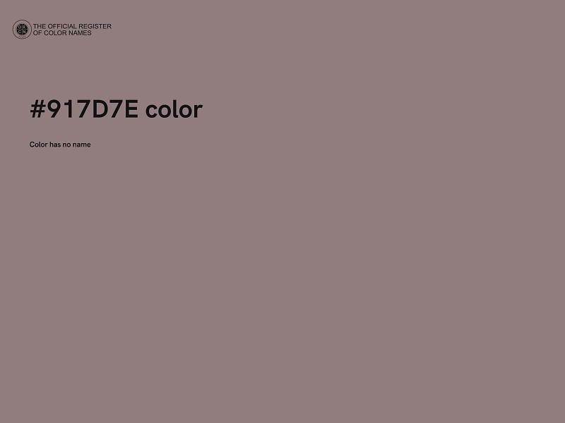 #917D7E color image