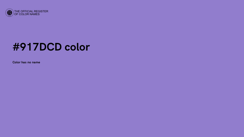 #917DCD color image