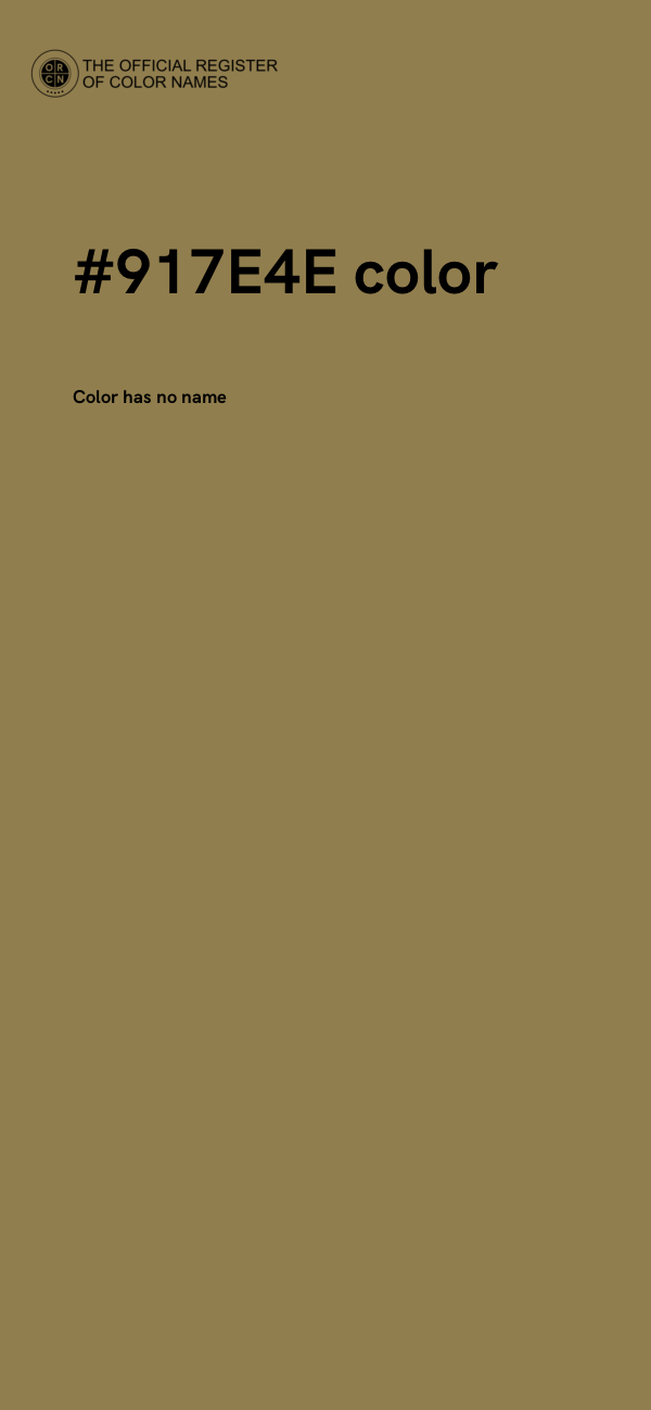 #917E4E color image